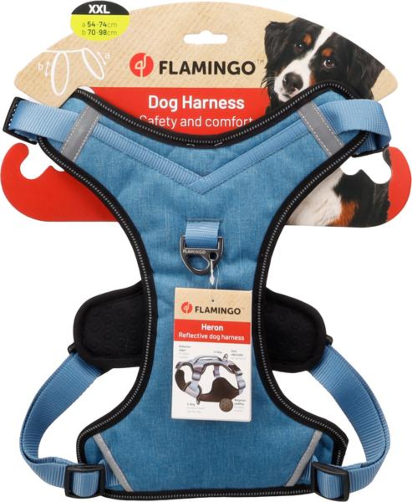 Flamingo Arnés Heron Azul