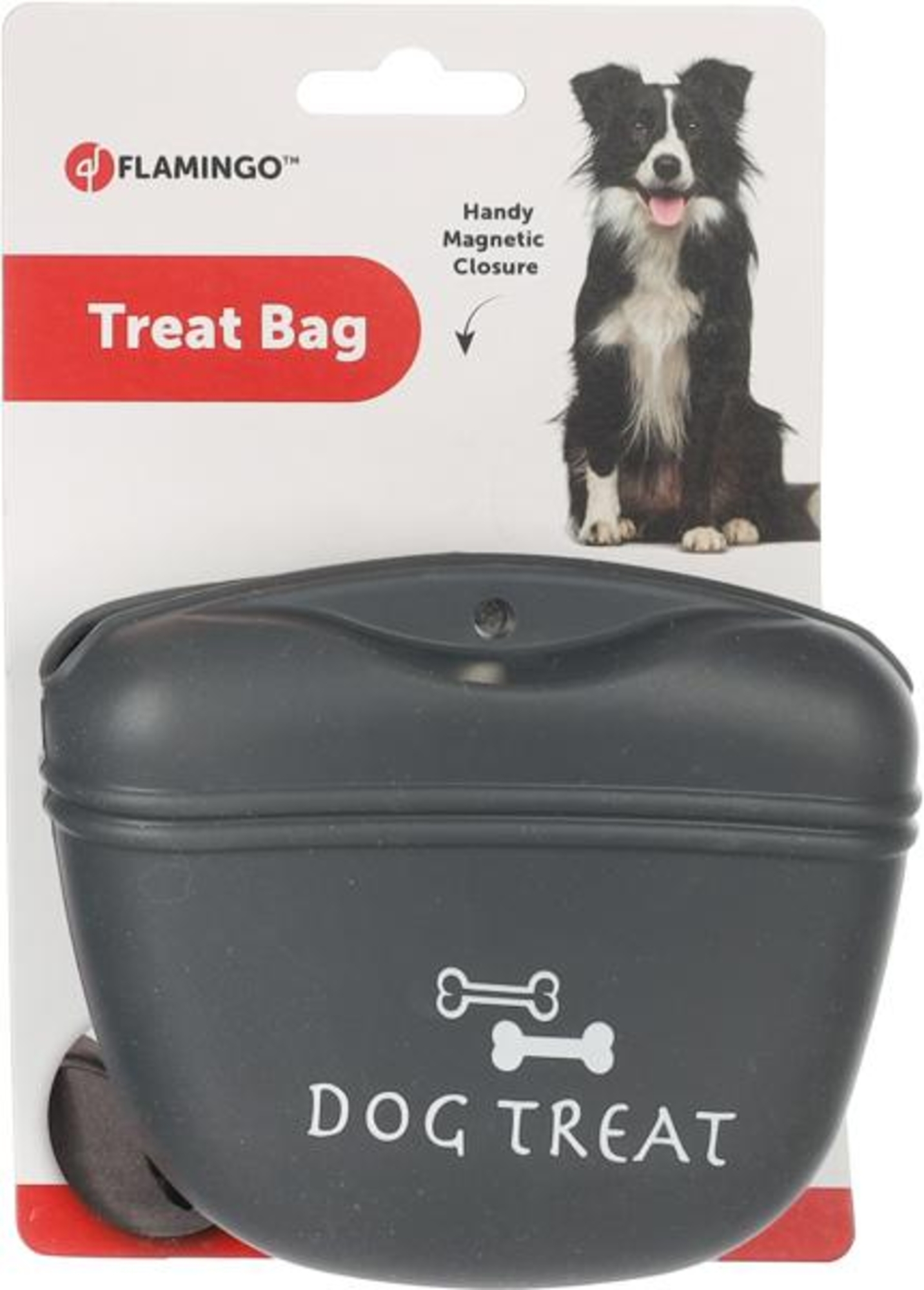 Flamingo Snackhouder Dropsy Grijs