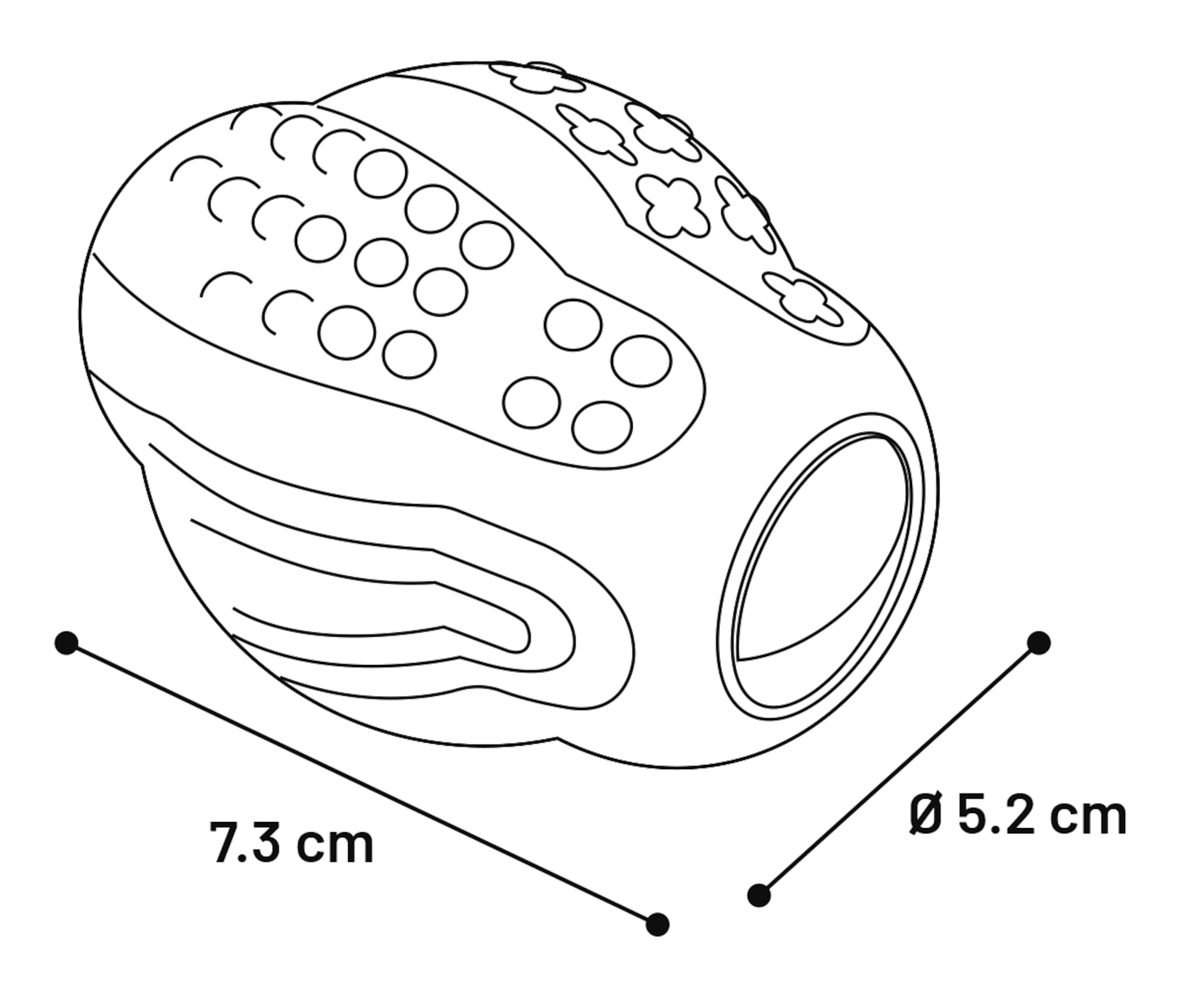 Flamingo Jouet Haspy Balle & Haltère & Football américain Plusieurs couleurs