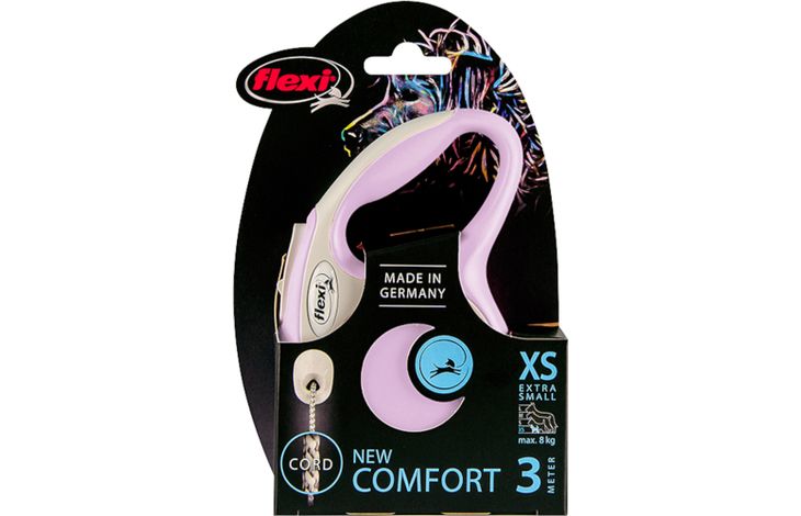 Flexi Flexi Roll-Leine New Comfort Cord Rosa