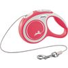 Flexi Retractable leash New Comfort Cord Red