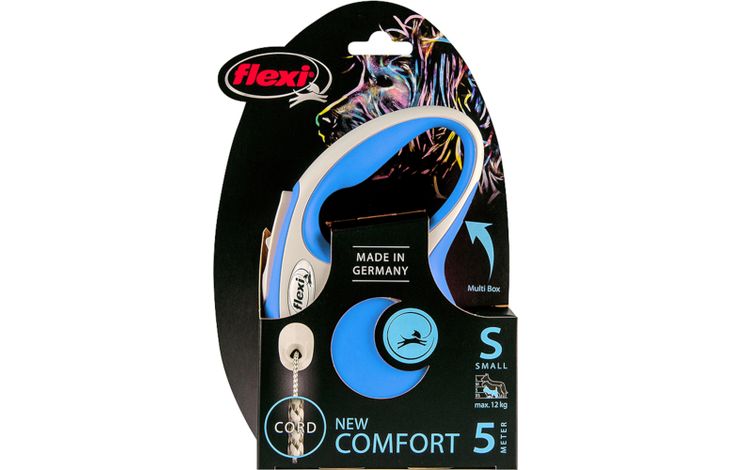 Flexi Flexi Roll-Leine New Comfort Cord Blau