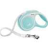 Flexi Roll-Leine New Comfort Gurt Hellblau