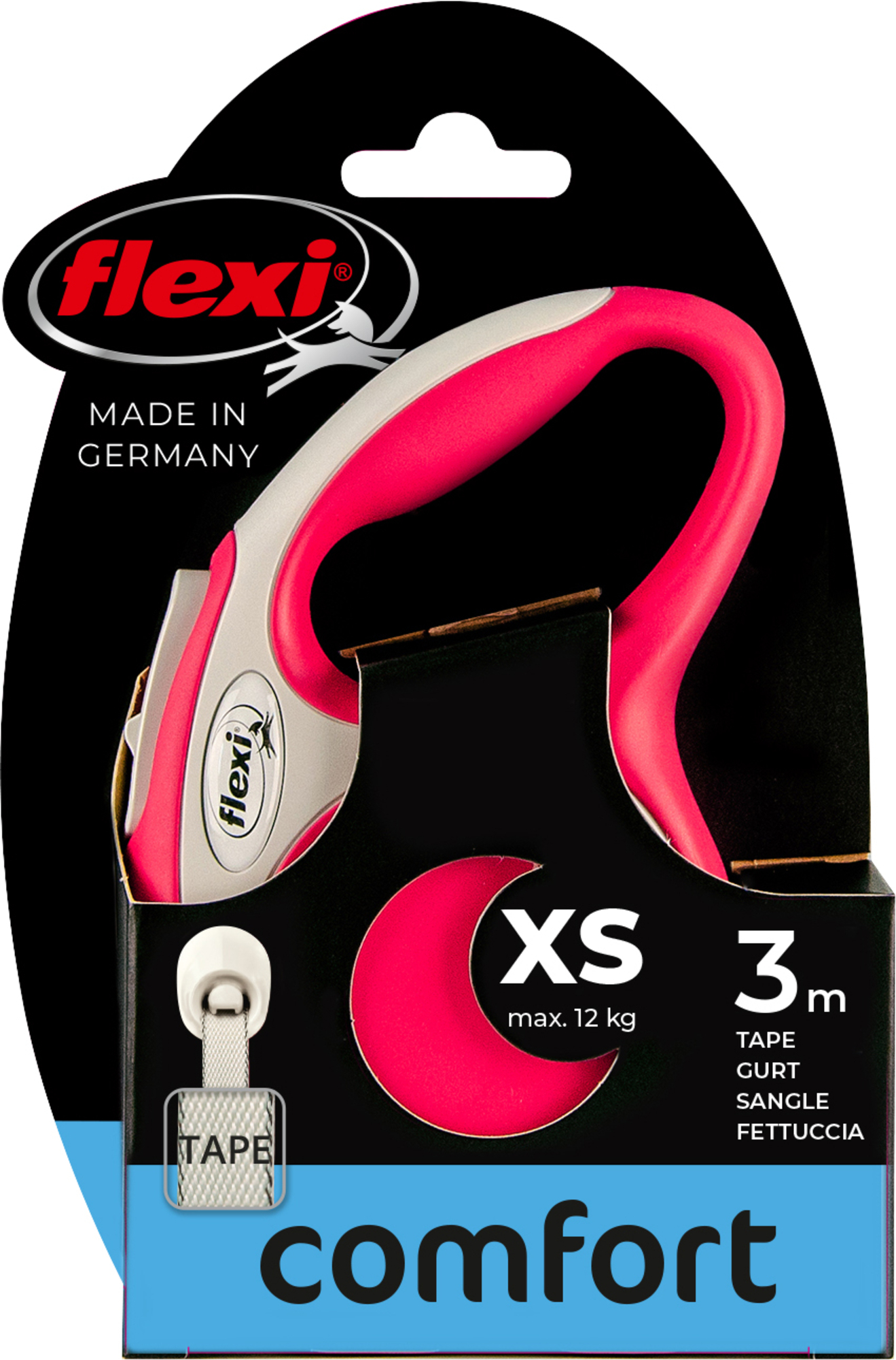Flexi Flexi Roll-Leine New Comfort Gurt Rot