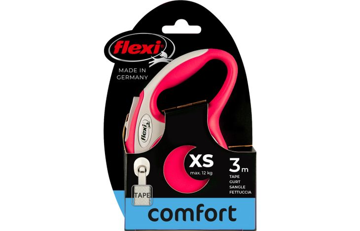 Flexi Flexi Roll-Leine New Comfort Gurt Rot