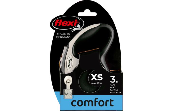 Flexi Flexi Rollijn New Comfort Band Zwart
