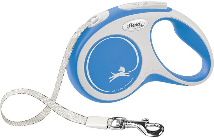 Flexi Flexi Roll-Leine New Comfort Tape Blau