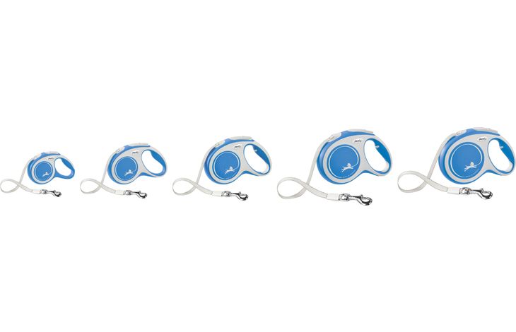 Flexi Flexi Roll-Leine New Comfort Tape Blau