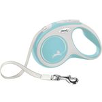 Flexi Retractable leash New Comfort Tape Light blue