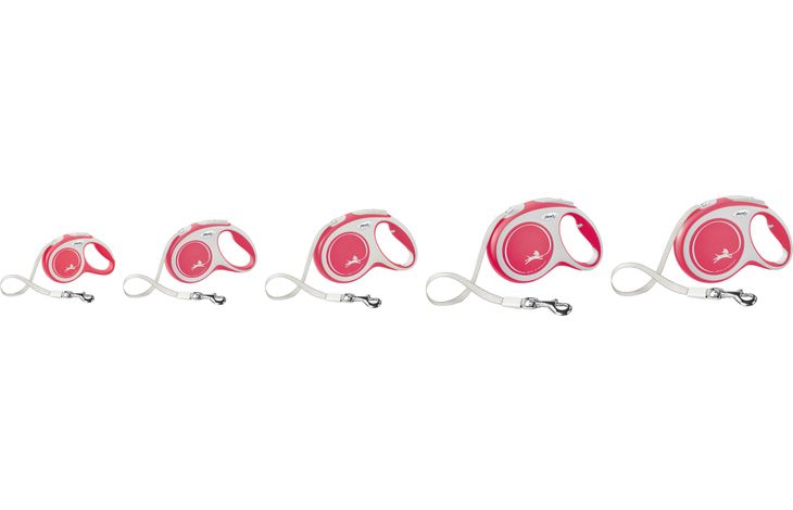 Flexi Flexi Rollijn New Comfort Band Rood