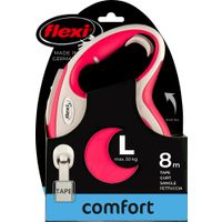 Flexi Flexi Guinzaglio retrattile New Comfort Fettuccia Rosso