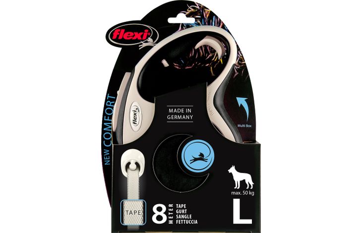 Flexi Flexi Rollijn New Comfort Tape Zwart