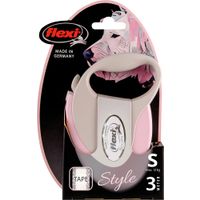 Flexi Flexi Retractable leash Style Tape Pink