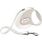 Flexi Retractable leash Style Tape White