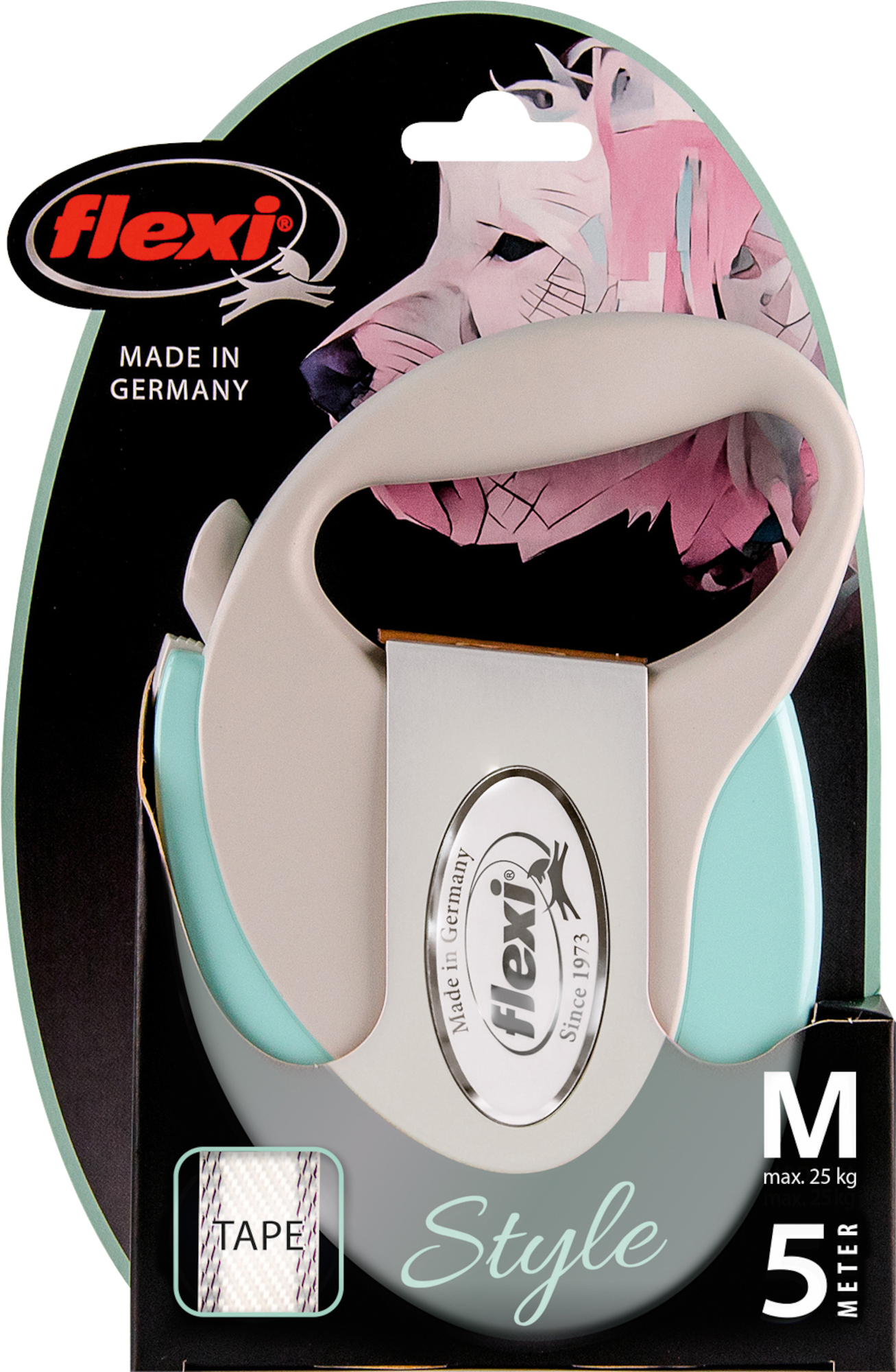 Flexi Flexi Laisse à enrouleur Style Sangle Vert menthe