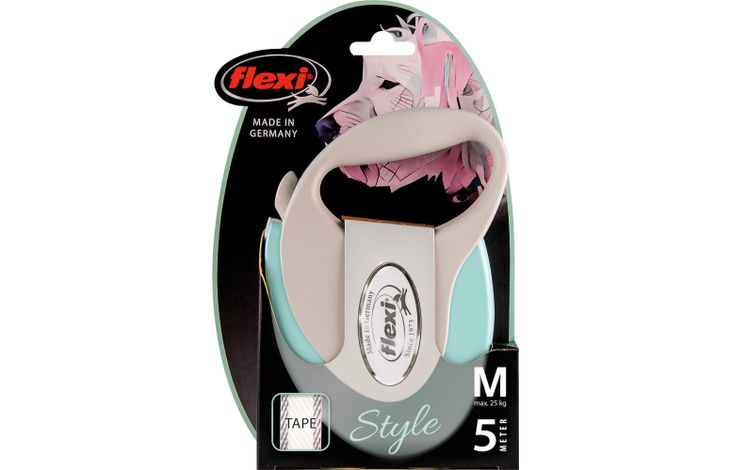Flexi Flexi Laisse à enrouleur Style Sangle Vert menthe