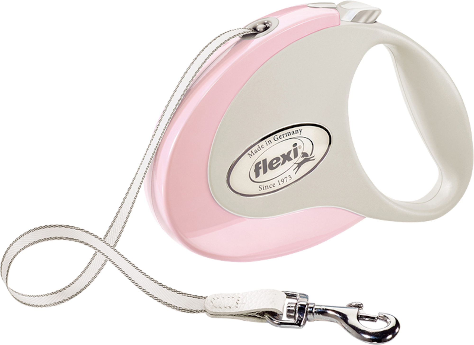 pink flexi leash