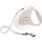 Flexi Retractable leash Style Tape White
