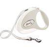 Flexi Retractable leash Style Tape White