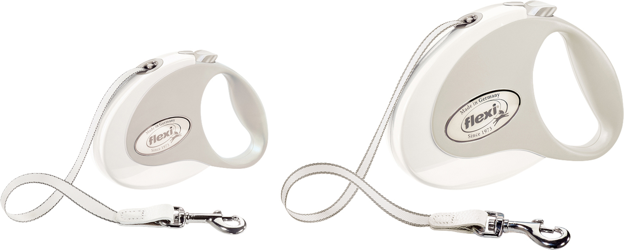 Flexi Flexi Retractable leash Style Tape White
