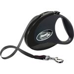 Flexi Retractable leash Style Tape Black