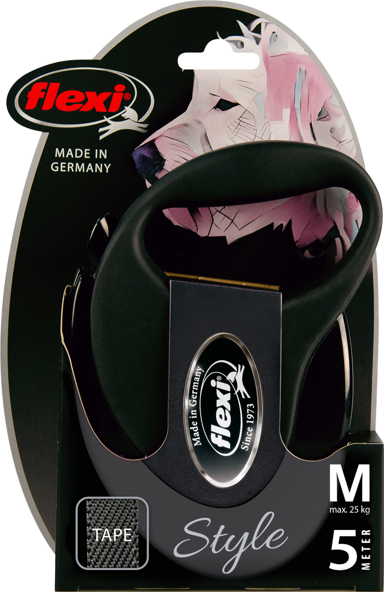 Flexi Flexi Correa enrollable Style Cinta Negro