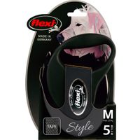 Flexi Flexi Correa enrollable Style Cinta Negro