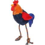 Toy Rovy Rooster With rope Dark blue Orange Red
