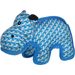 Speelgoed Strong Stuff Nijlpaard Wit Lichtblauw Blauw