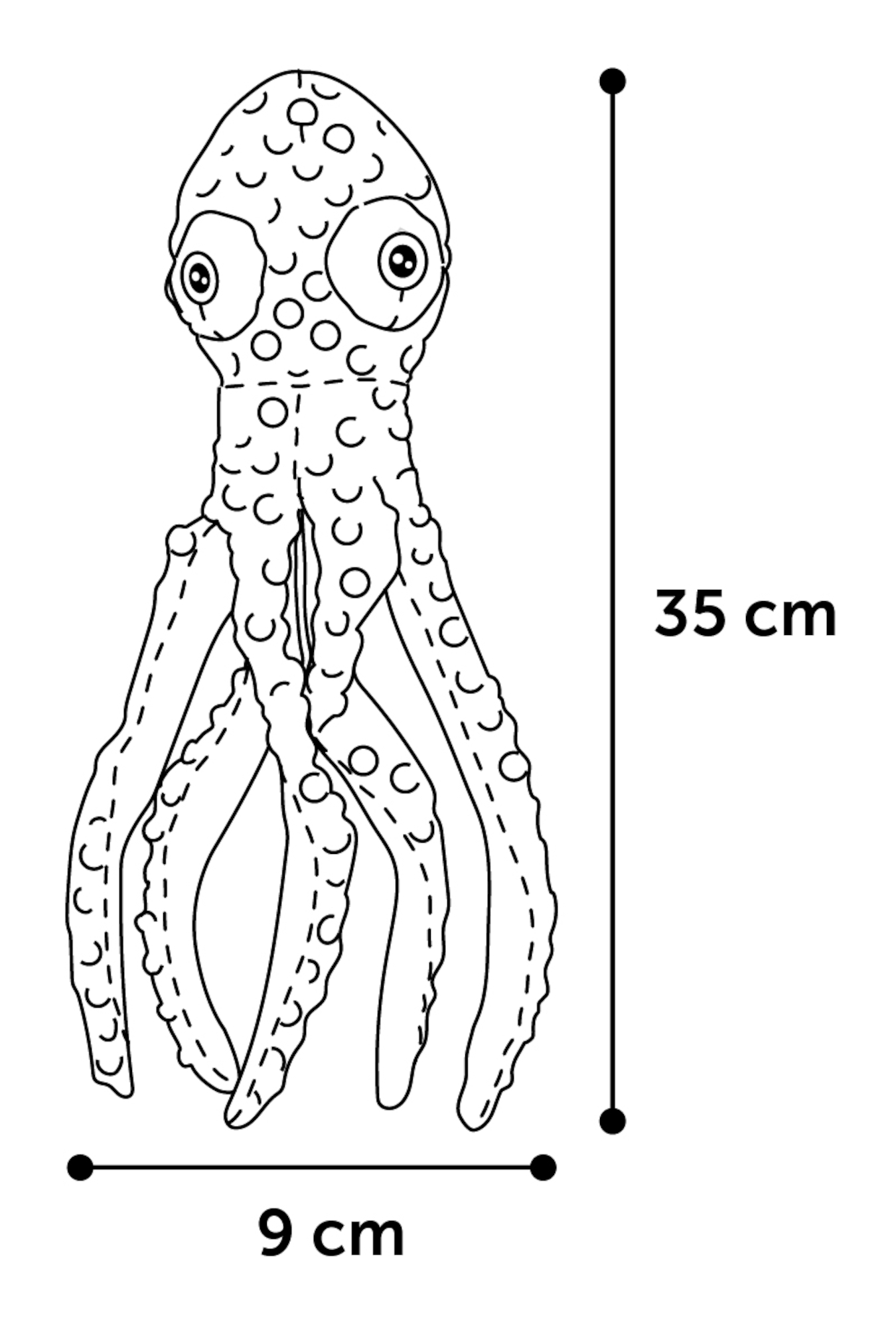 Flamingo Toy Bubbly Octopus Multiple colours