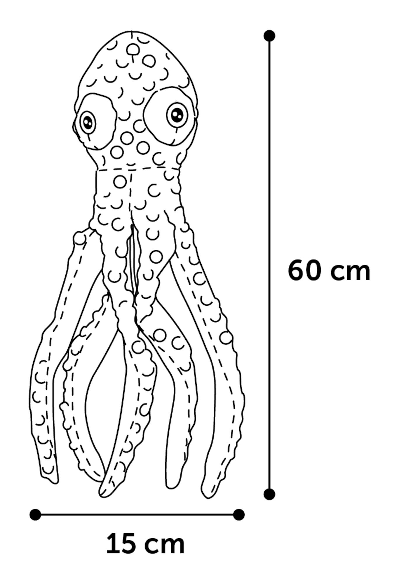 Flamingo Toy Bubbly Octopus Multiple colours