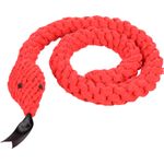 Toy Flocco Cord Snake Red