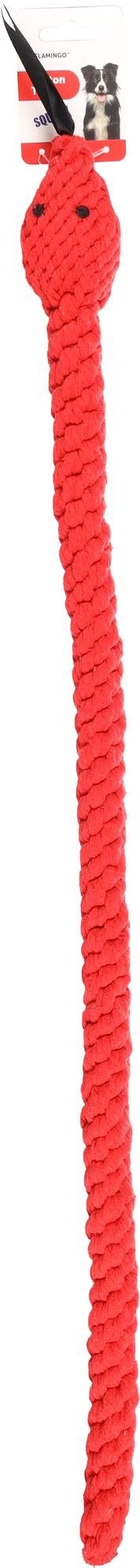 Flamingo Speelgoed Flocco Slang & Touw Geweven Rood