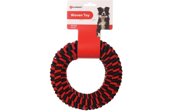 Flamingo Toy Movas Ring Woven Red & Black