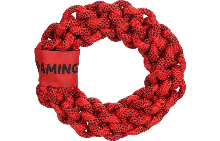 Flamingo Toy Vokas Ring & Cord Woven Red