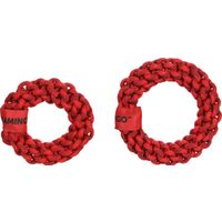 Flamingo Toy Vokas Ring & Cord Woven Red