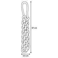 Flamingo Toy Vokas Tug rope & Dummy Woven Red