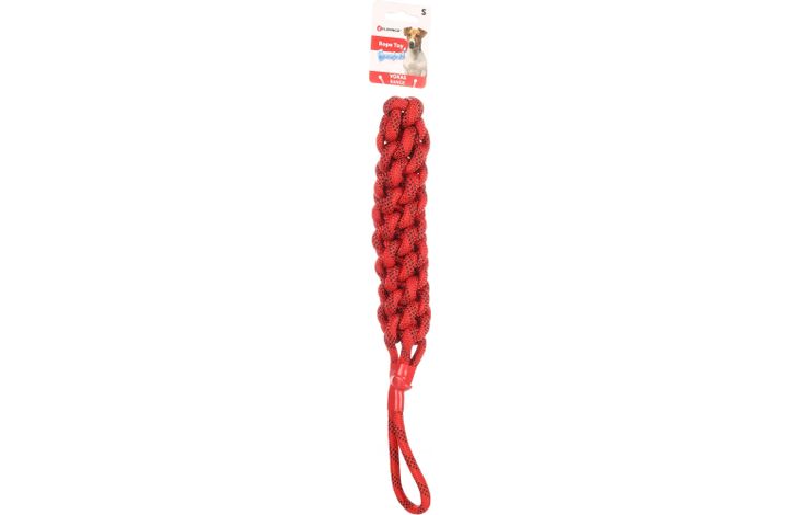Flamingo Toy Vokas Tug rope & Dummy Woven Red