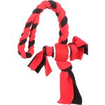 Toy Womas Tug rope with ball Red & Black
