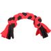 Speelgoed Womas Touw met 2 knopen Rood & Zwart