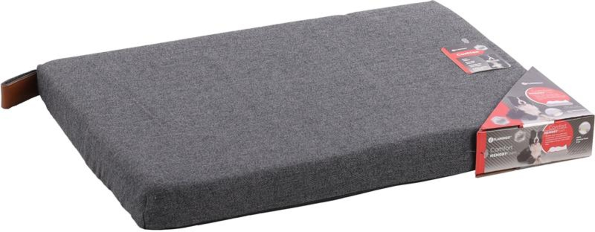 Flamingo Cushion Carlota Rectangle Dark grey