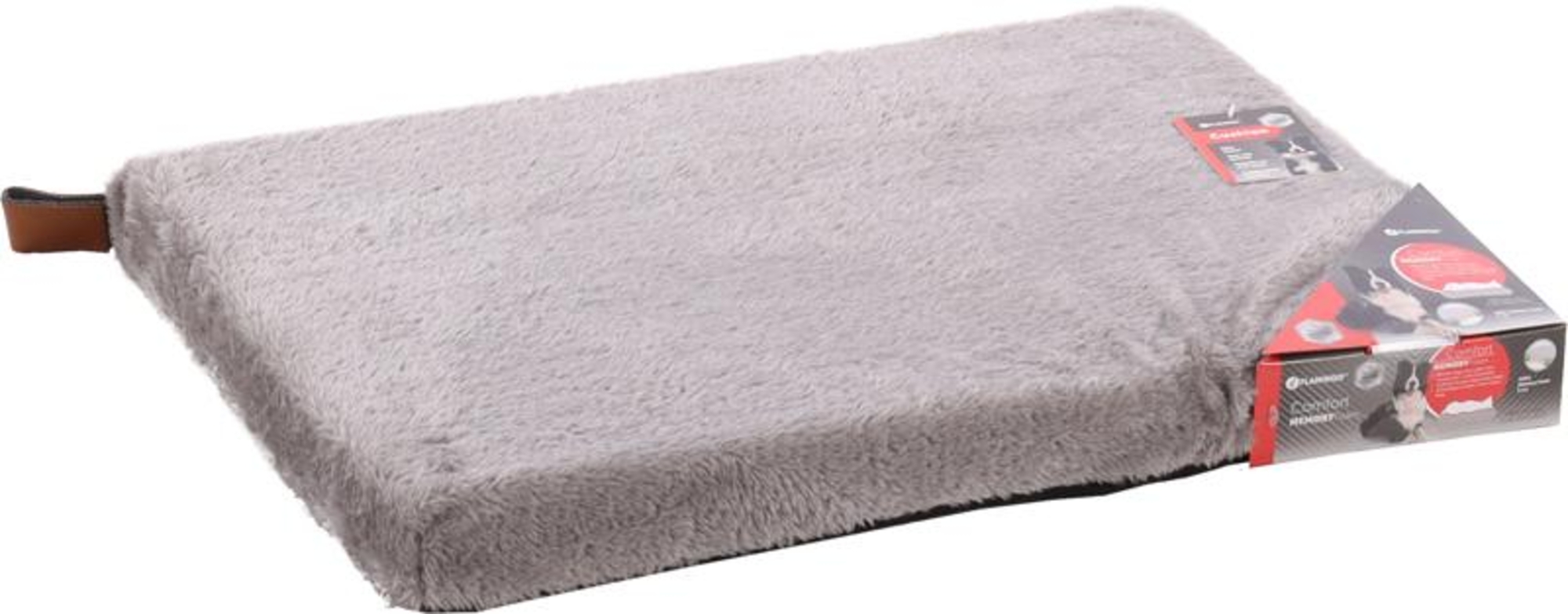 Flamingo Cushion Carlota Rectangle Light grey