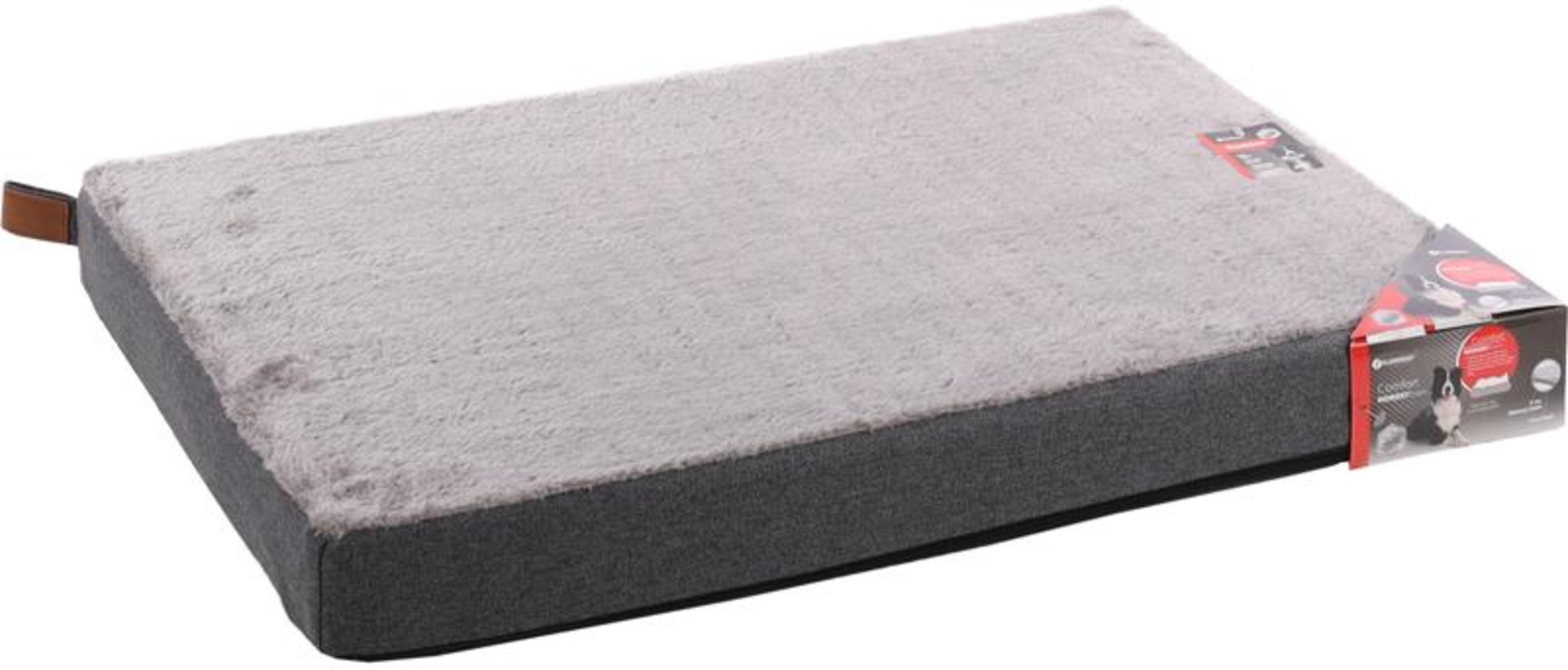 Flamingo Cushion Carlota Rectangle Light grey