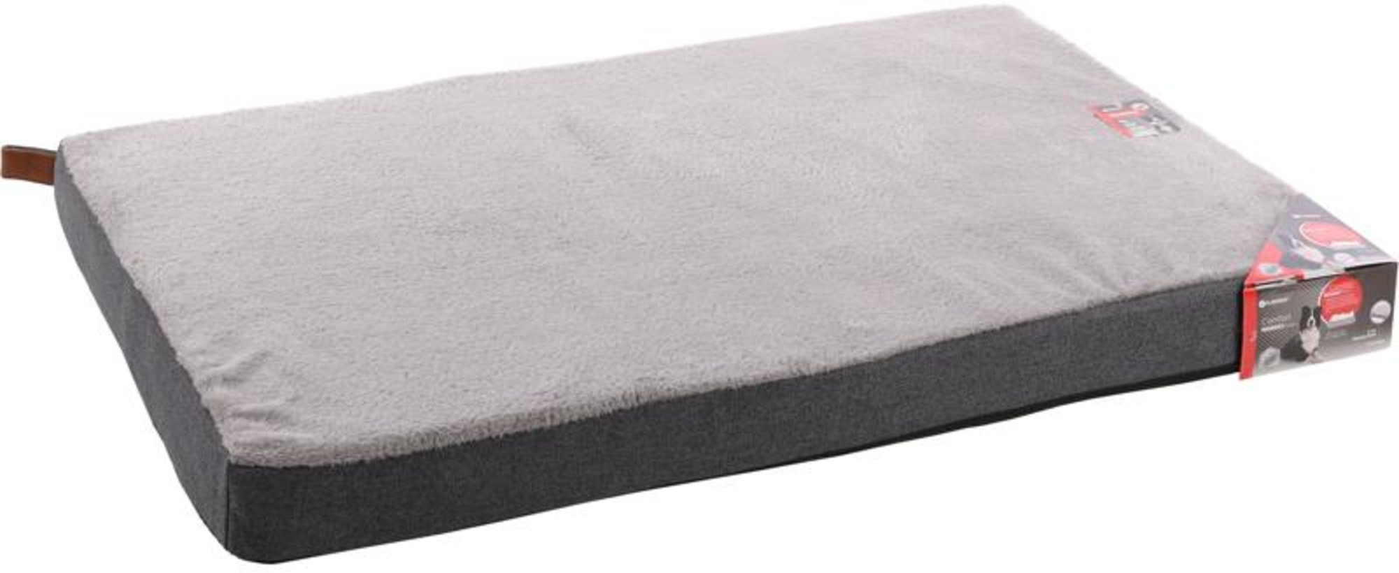 Flamingo Cushion Carlota Rectangle Light grey