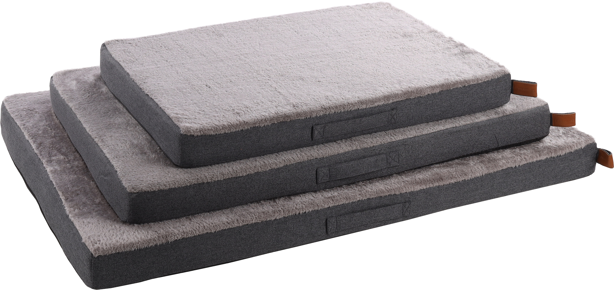 Flamingo Cushion Carlota Rectangle Light grey