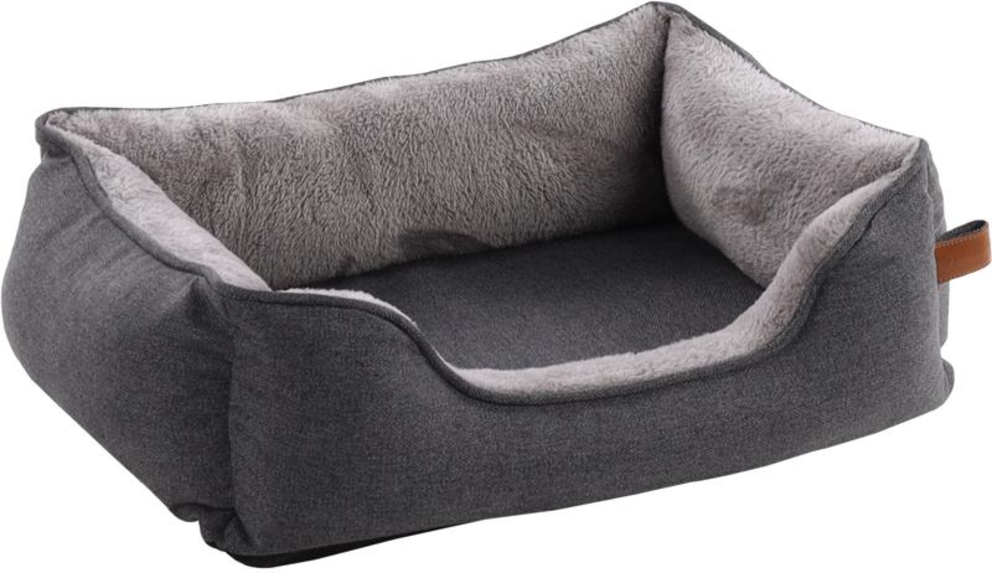 Flamingo Basket Carlota Rectangle Light grey