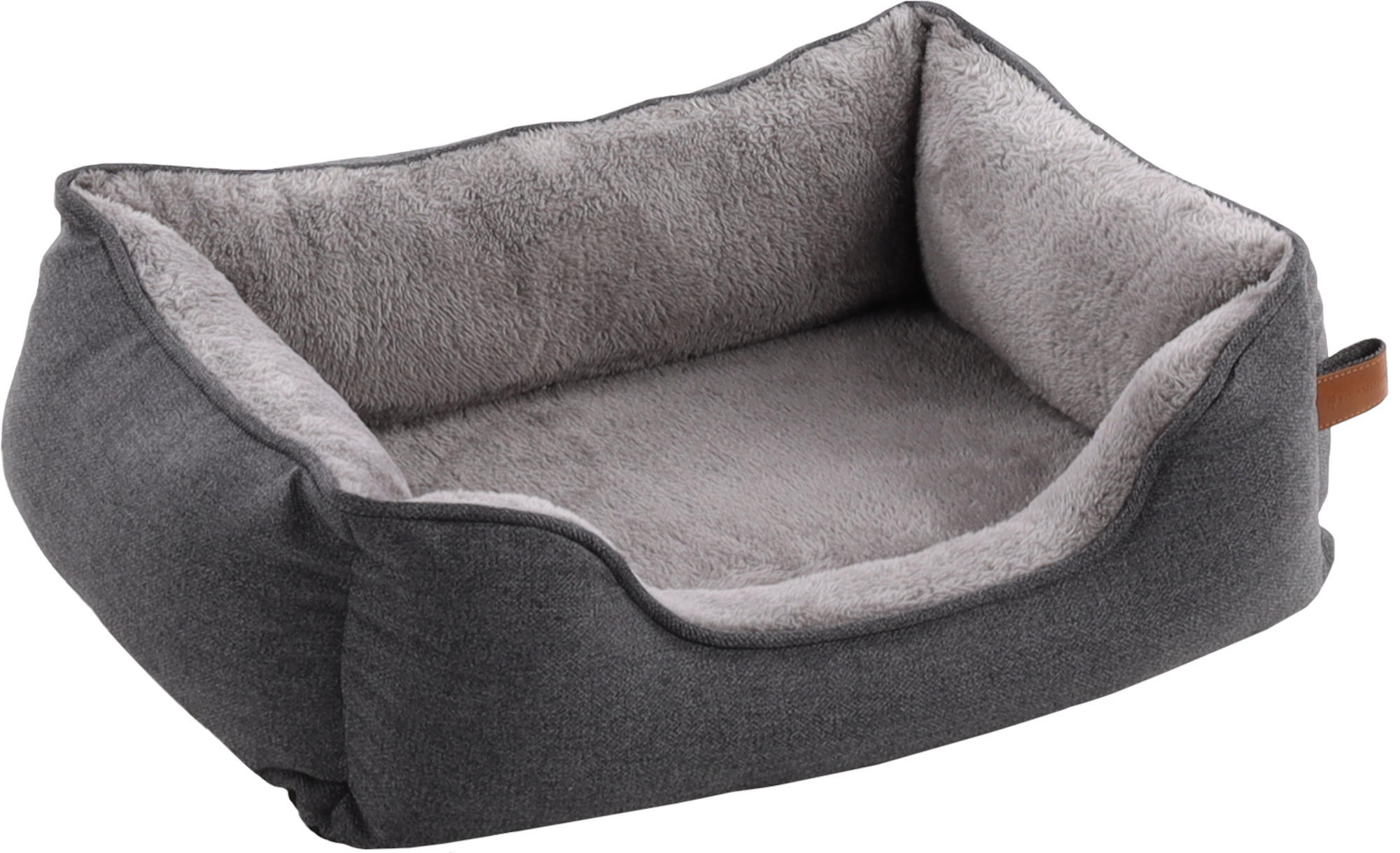 Flamingo Basket Carlota Rectangle Light grey