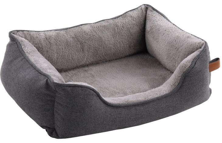 Flamingo Basket Carlota Rectangle Light grey