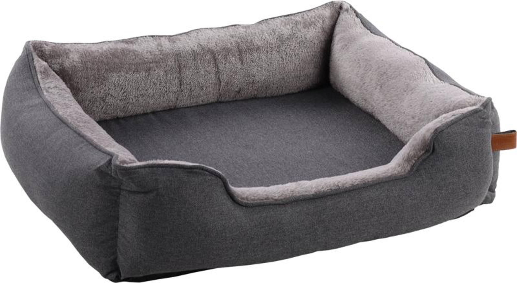 Flamingo Basket Carlota Rectangle Light grey