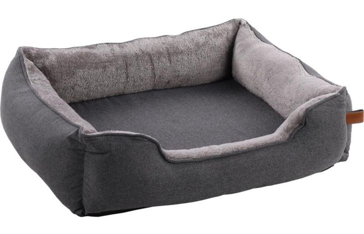 Flamingo Basket Carlota Rectangle Light grey